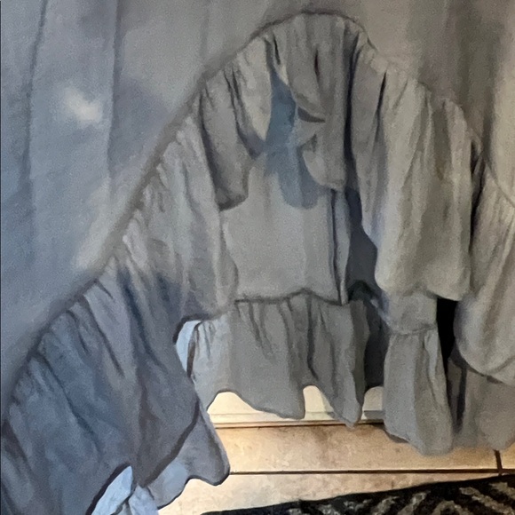 Wishlist Blue and White Lace Maxi Dress size M - Picture 4 of 7